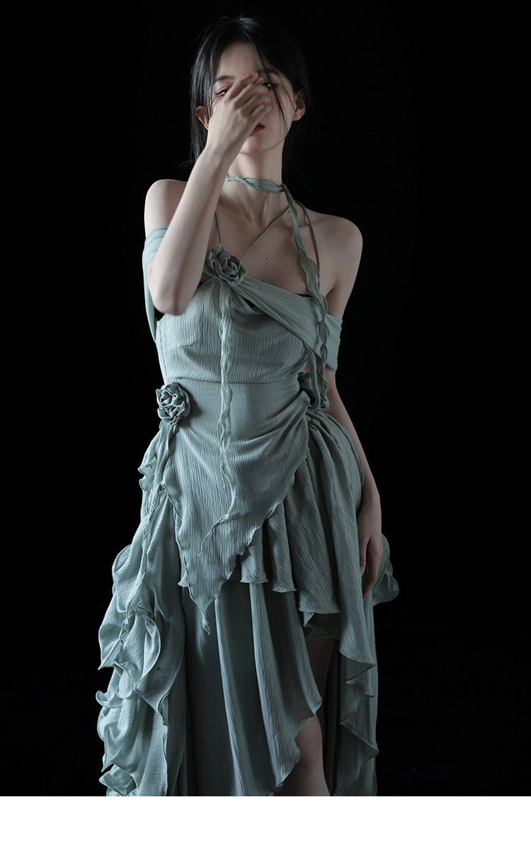 Teal Asymmetrical Set