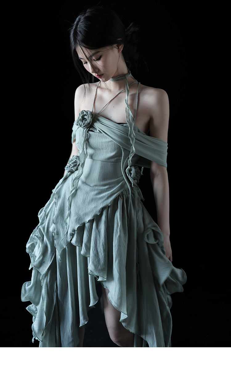 Teal Asymmetrical Set