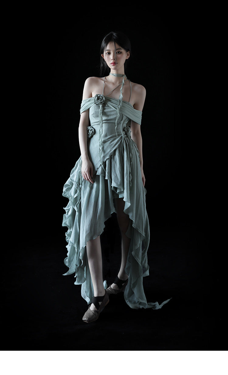 Teal Asymmetrical Set