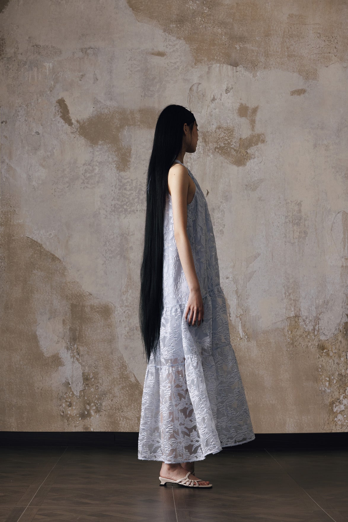 Jacquard bow dress
