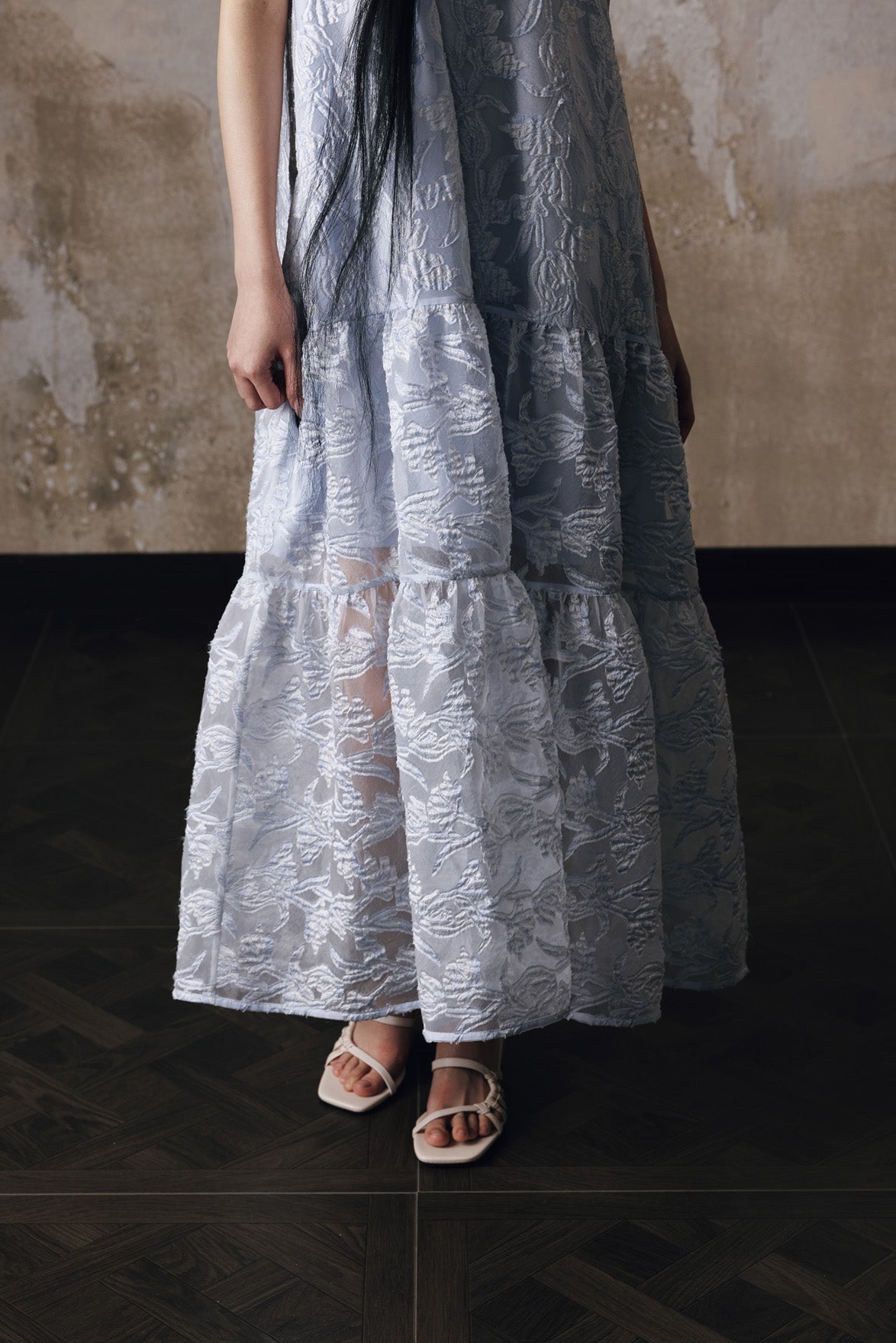 Jacquard bow dress