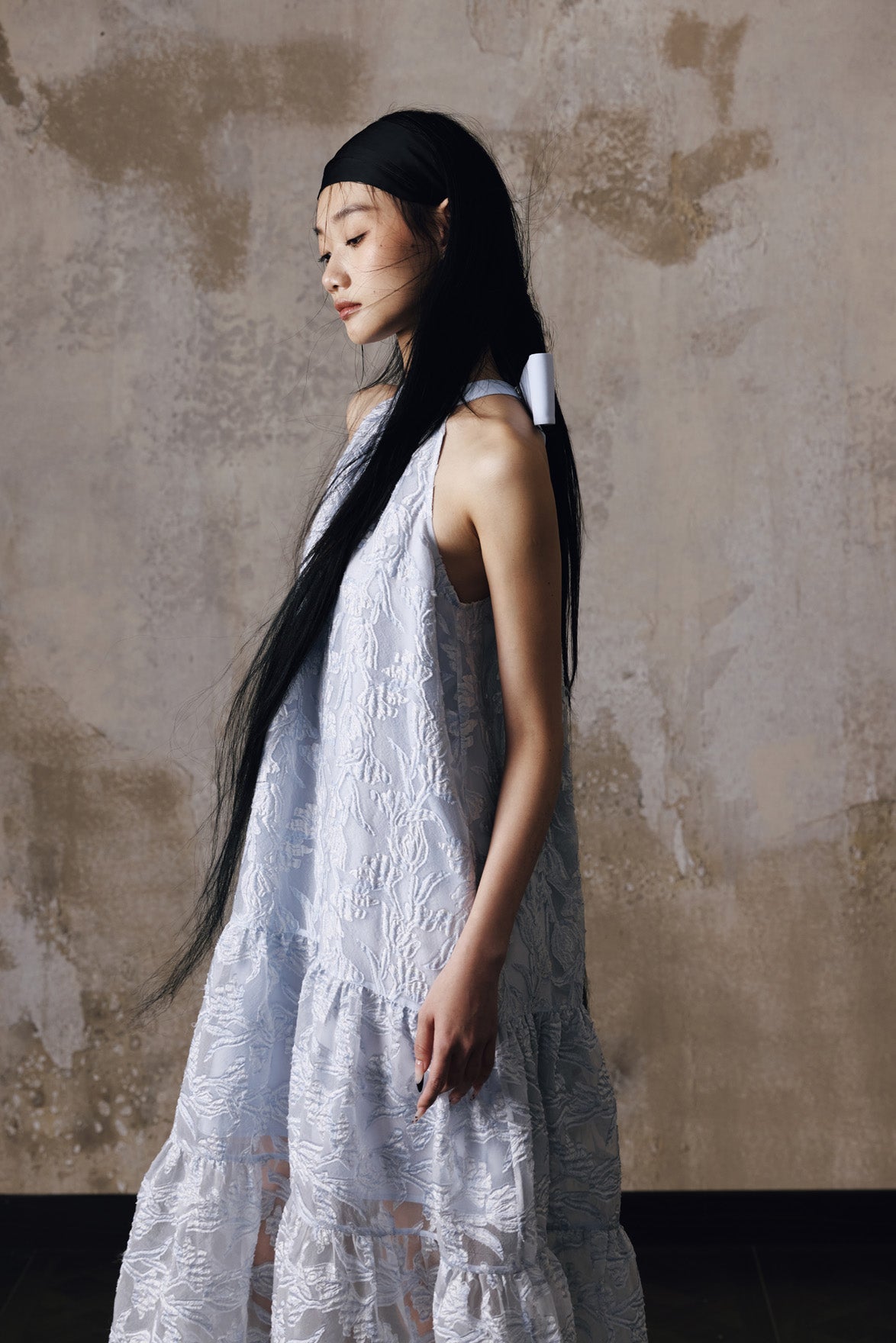 Jacquard bow dress